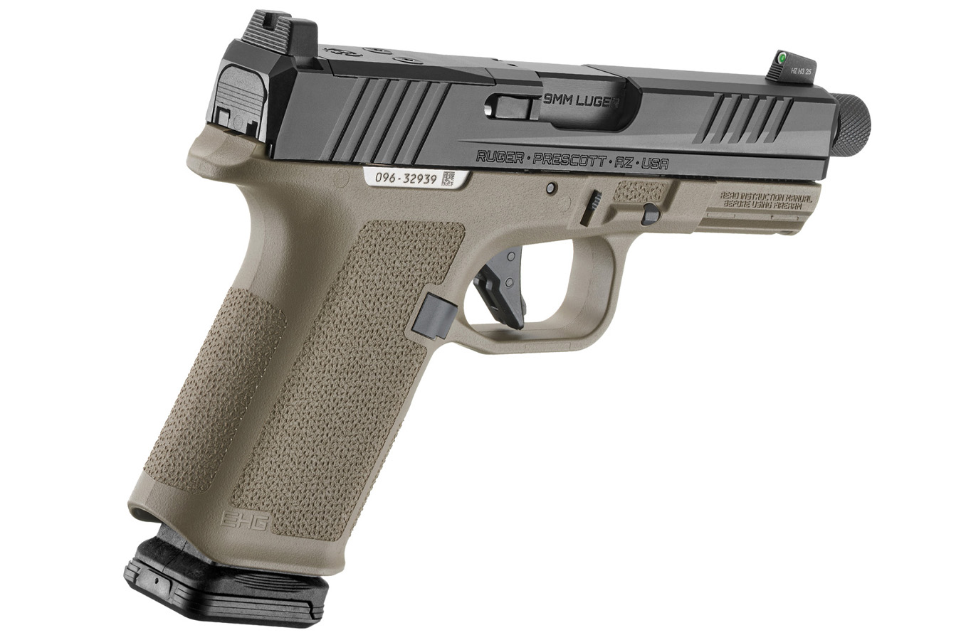 RUGER RXM 9mm Pistol with FDE Magpul Frame and Threaded Barrel